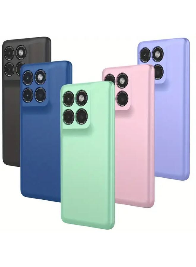 Motorola Edge 60 Fusion غطاء هاتف من TPU أخضر داكن مقاوم للصدمات ببطانة مايكروفايبر مضادة للخدوش - Image 1